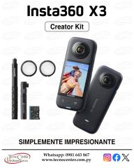 Cámara de acción Insta360 X3 Creator Kit